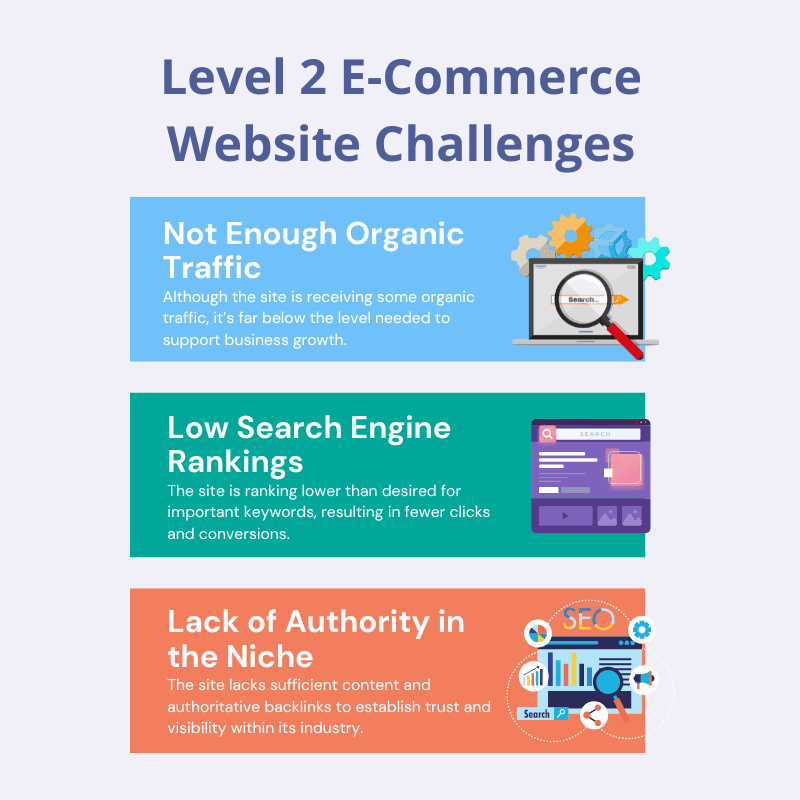 level 2 e-commerce website challenges