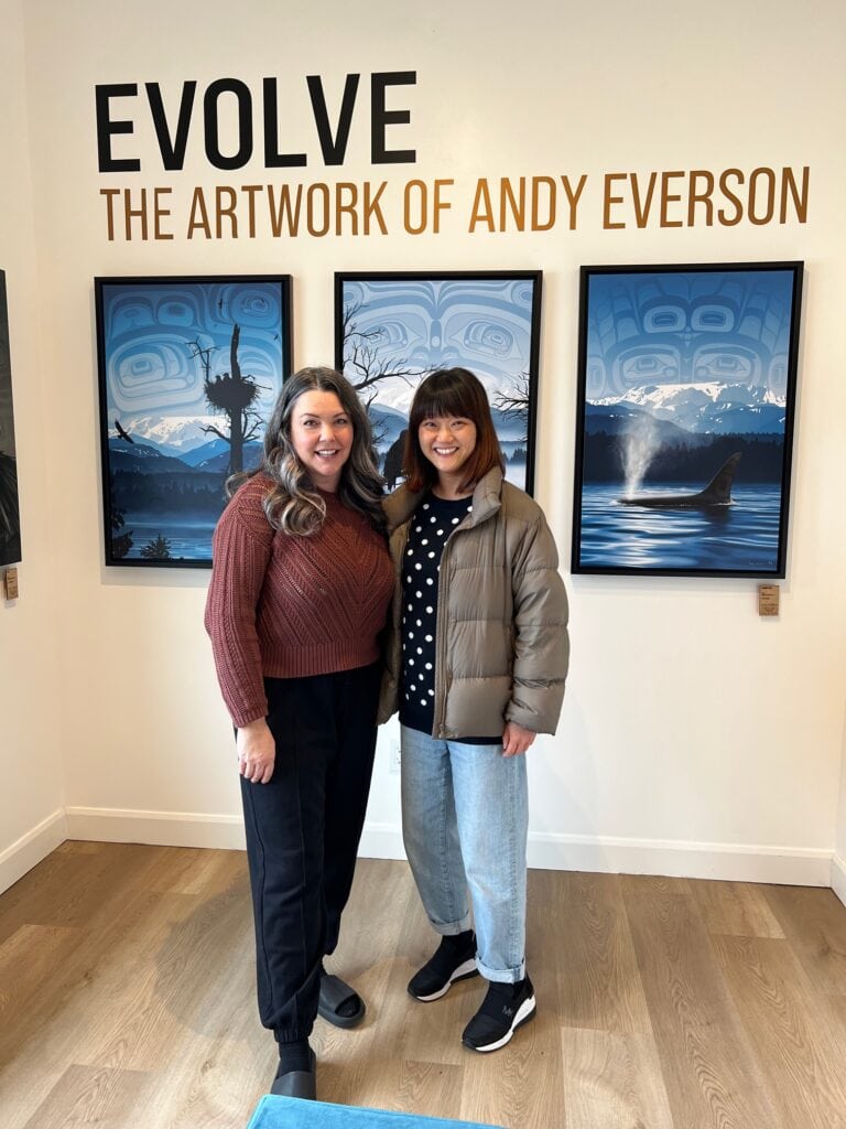 Totem Design House owner Erin Brillon and Glynis Tao